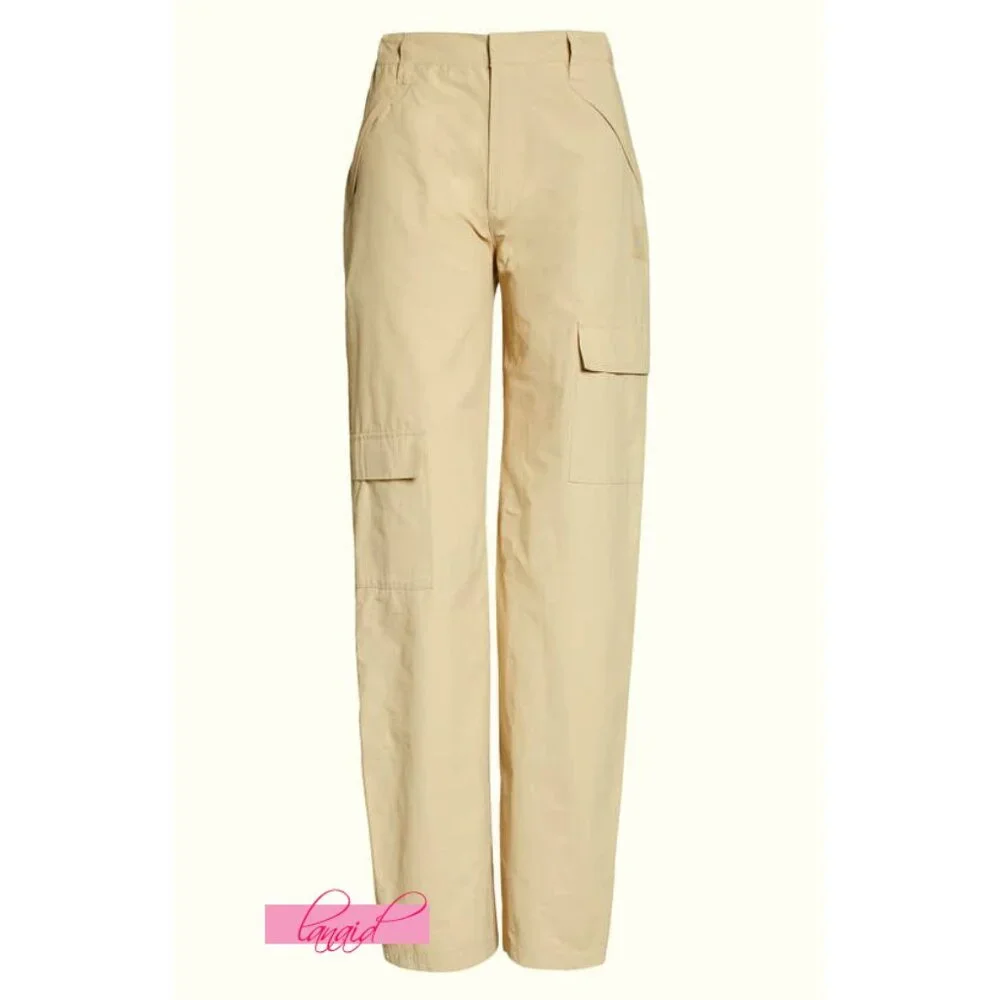Alo Edge Trousers California Sand Tan Outdoor Hiking Utility Khaki Wide Leg Pant - Picture 10 of 13